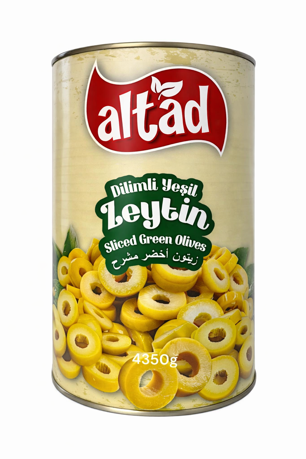 Altad Sliced Green Olives 4350 gr