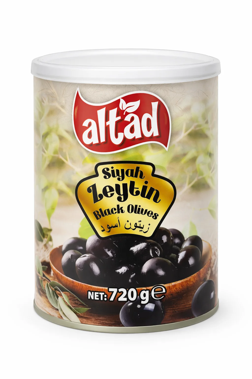 Altad Black Olives (tin)720g – 12 pcs/ctn