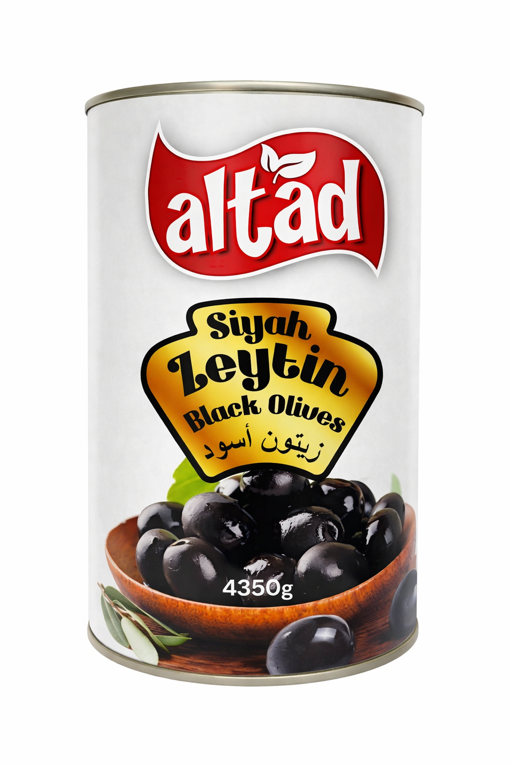 Altad Black Olives (Tin) 4350gr