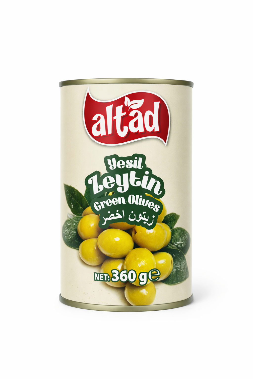 Altad Green Olives (Tin)360 gr
