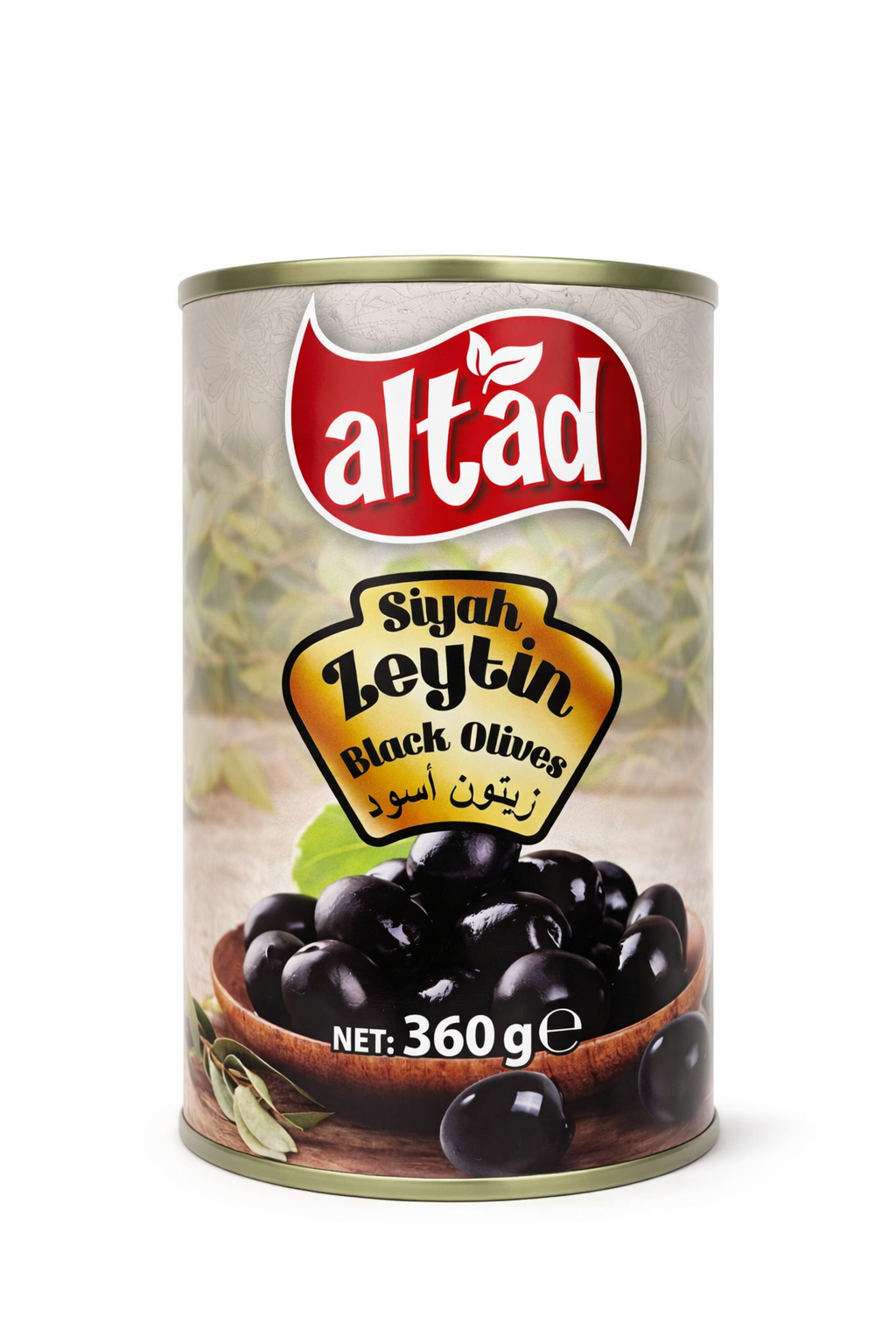 Altad  Black Olives (Tin) 360 gr