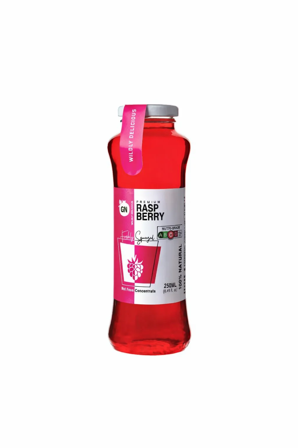 GN 100% Raspberry Juice 250ml – 20 pcs/ctn
