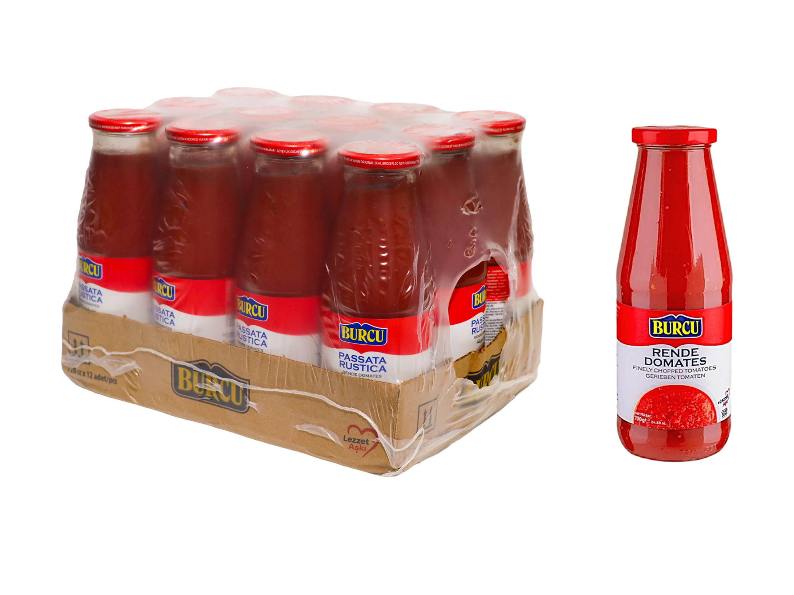 Burcu Passata Rustica 685g - 12pcs/ctn 2 Burcu Passata Rustica 685g - 12pcs/ctn - Image 2
