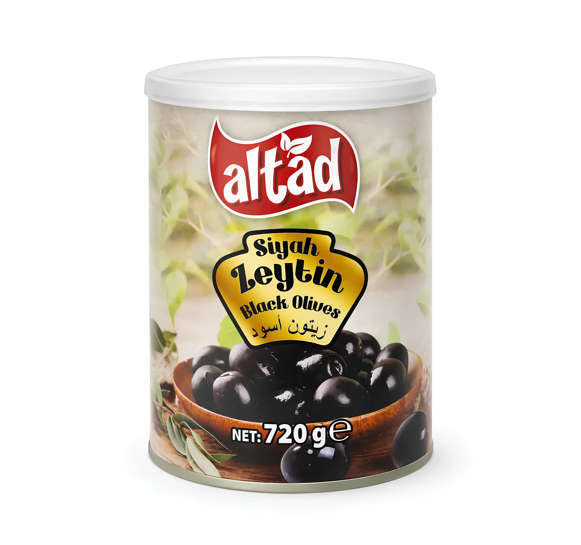 Altad Black Olives (tin)720g – 12 pcs/ctn 1 Altad Black Olives (tin)720g – 12 pcs/ctn