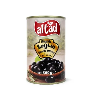 Altad  Black Olives (Tin) 360g - 12pec/ctn