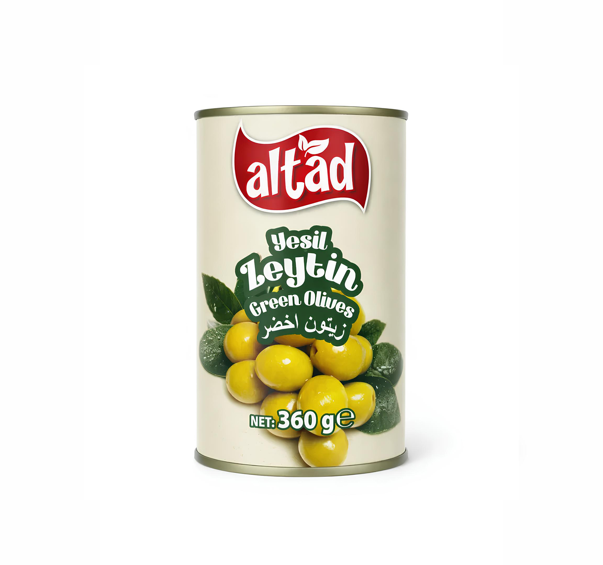 Altad Green Olives (Tin)360g – 12 pcs/ctn 1 Altad Green Olives (Tin)360g – 12 pcs/ctn