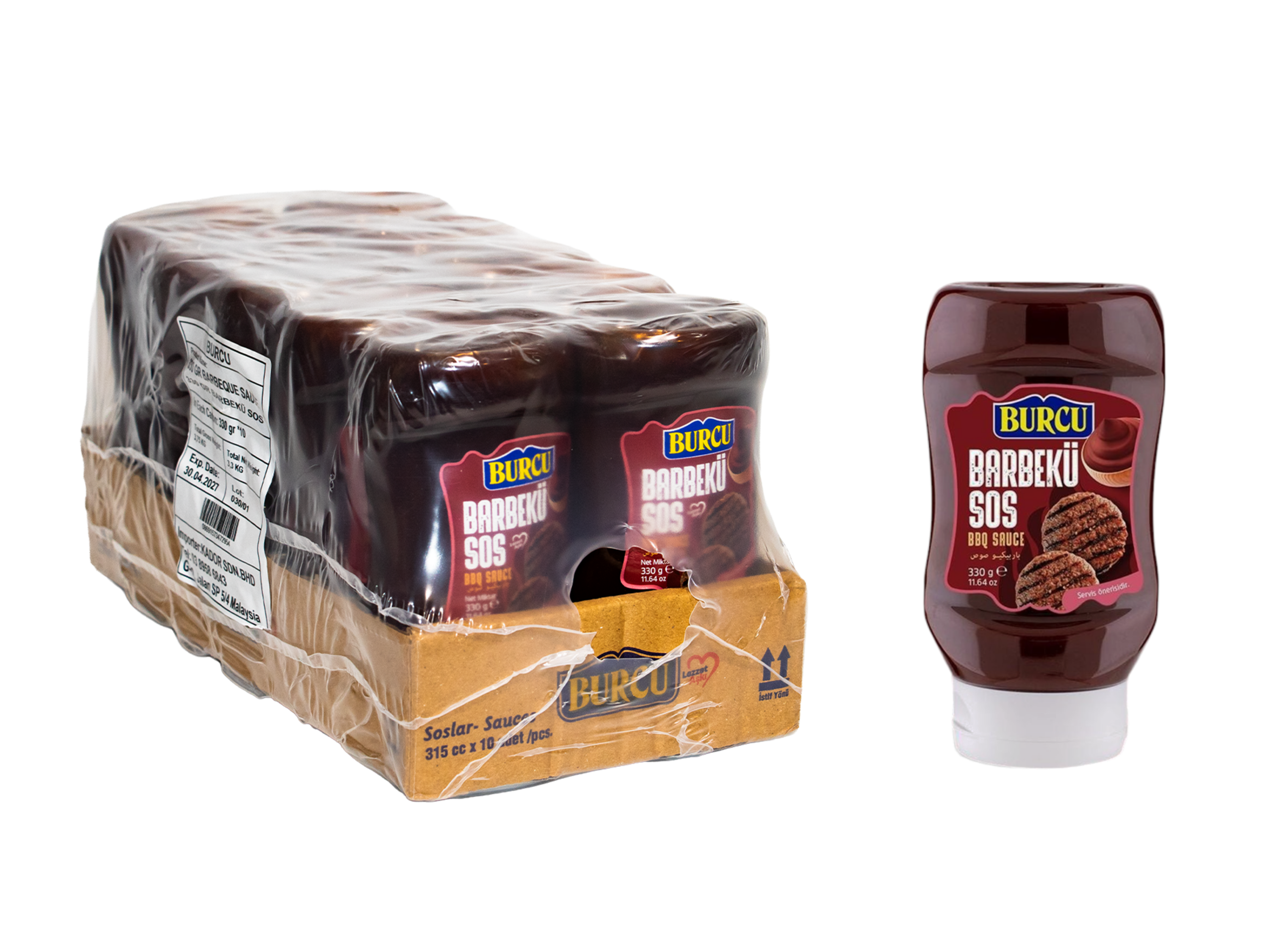Burcu Barbecue Sauce 330g - 10 pcs/ctn 2 Burcu Barbecue Sauce 330g - 10 pcs/ctn - Image 2