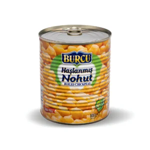 Burcu Boiled Chickpeas 800g - 12 pcs/ctn