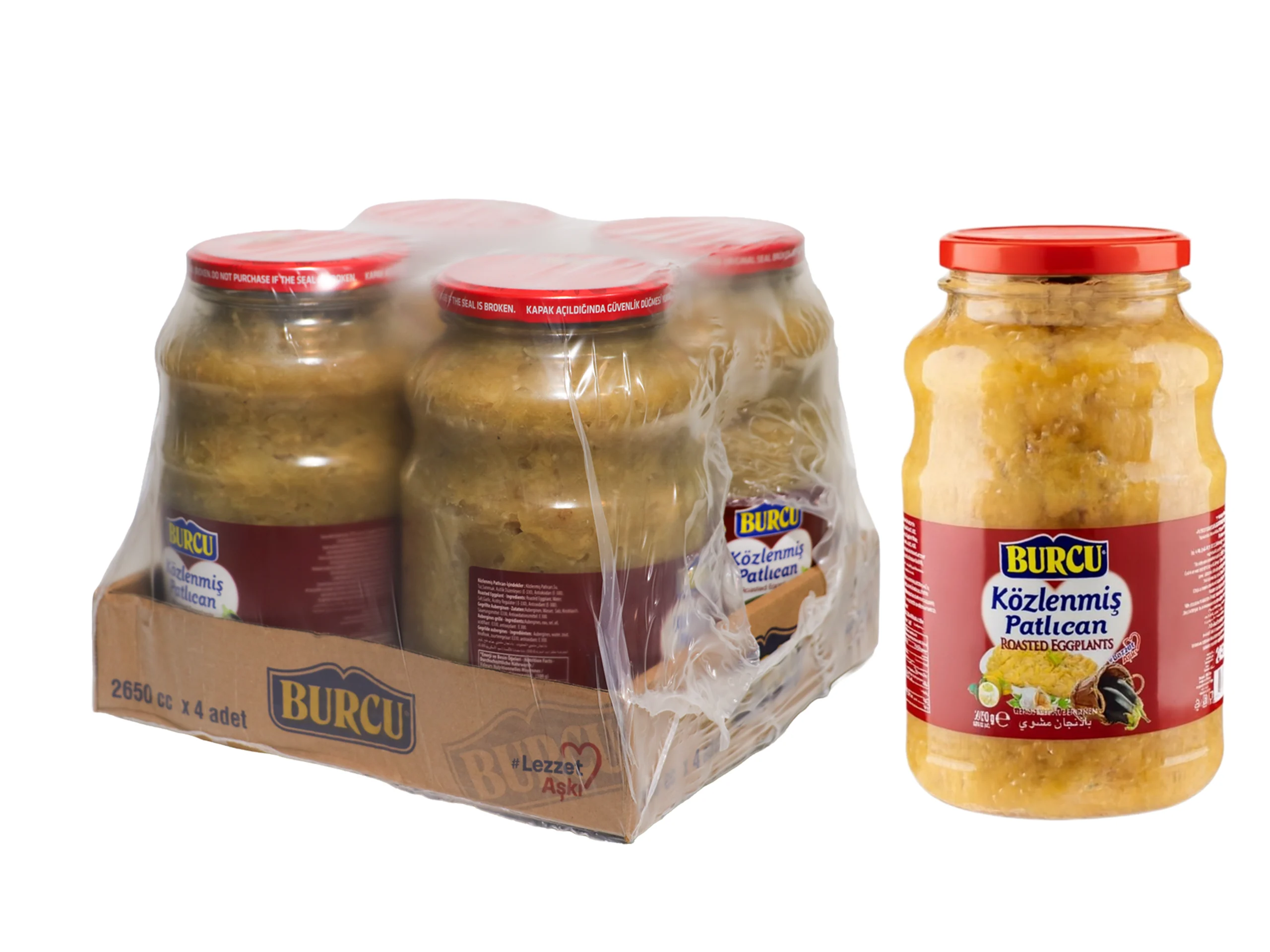 Burcu Roasted Eggplant 2450gr - 4 pcs/ctn 2 Burcu Roasted Eggplant 2450gr - 4 pcs/ctn - Image 2