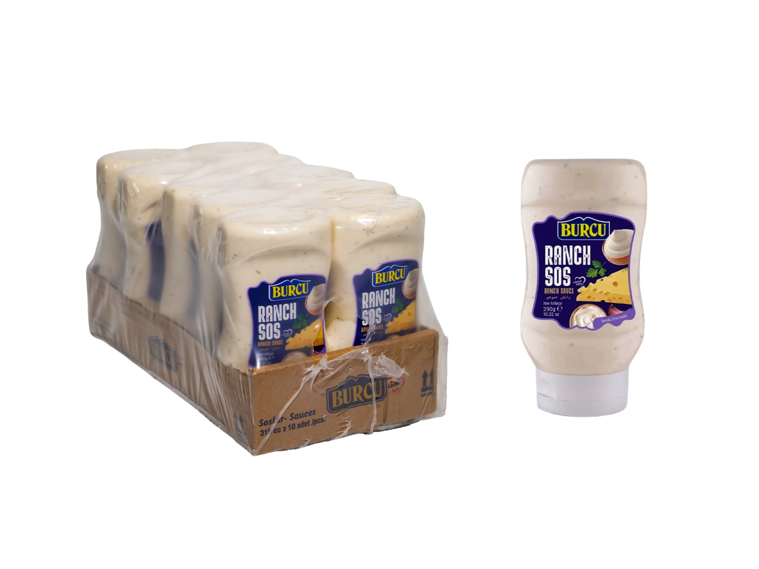 Burcu Ranch Sauce 290g - 10 pec/ctn 2 Burcu Ranch Sauce 290g - 10 pec/ctn - Image 2