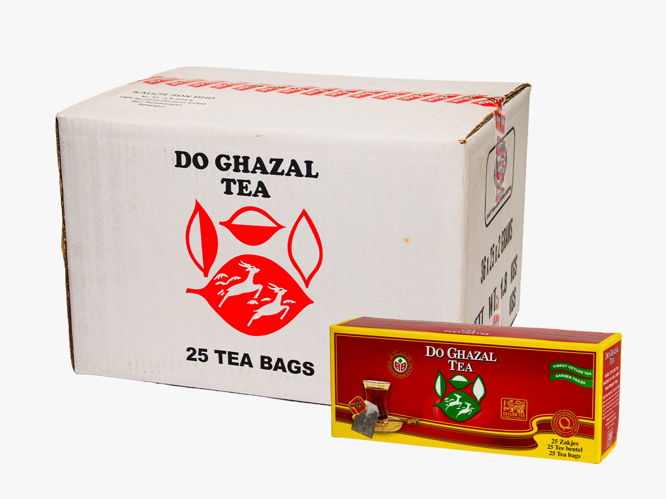 Do Ghazal Black Tea Bags 36 X 25 – 36 pcs/ctn 2 Do Ghazal Black Tea Bags 36 X 25 – 36 pcs/ctn - Image 2